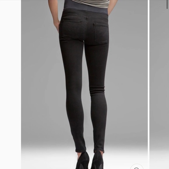 Citizens Of Humanity Black Maternity Jeggings Jeans over the belly black stretch - Picture 2 of 7